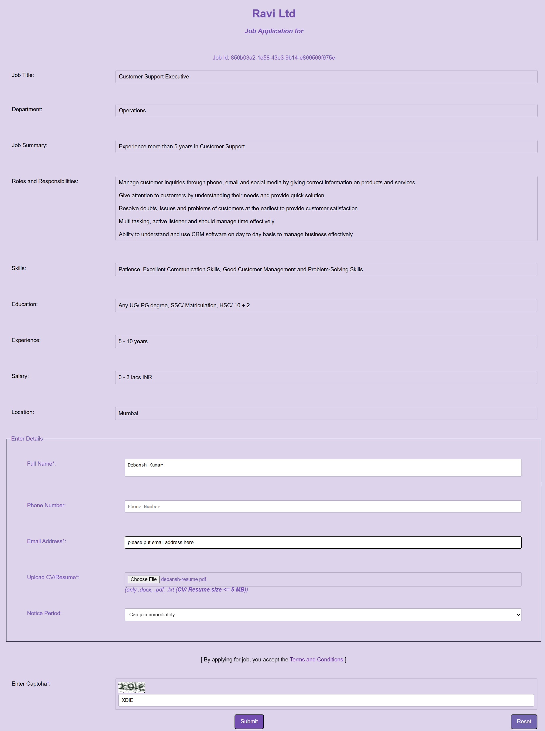 candidate apply